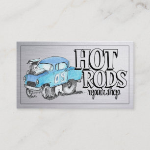 Hot rod Automotive Affärskort Visitkort