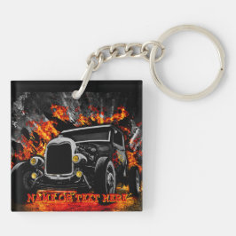 Hot rod Brand Add Namn Text