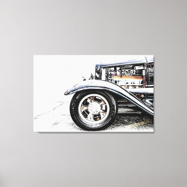 Hot rod canvastryck (Framsida)