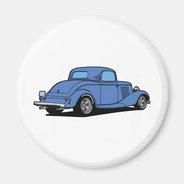 Hot rod Coupe Magnet (Framsidan)