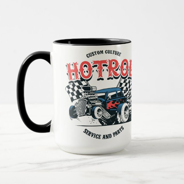 Hot rod Design Mugg (Vänster)