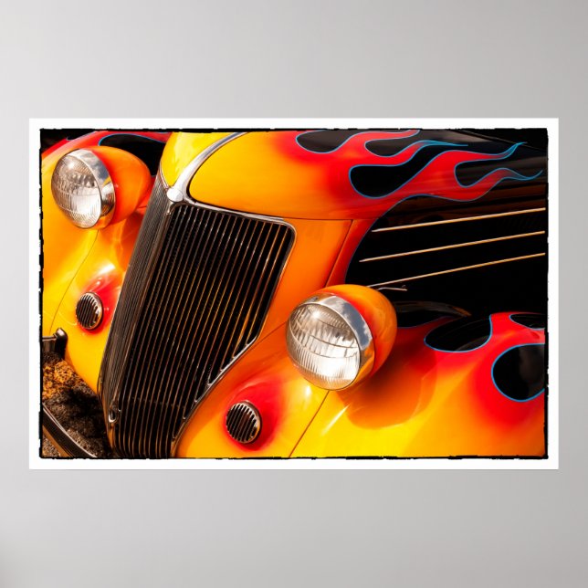 Hot rod Flames Poster (Framsidan)
