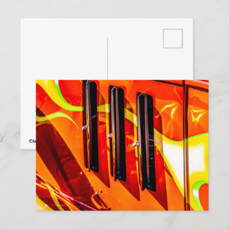 Hot rod Flames Vykort