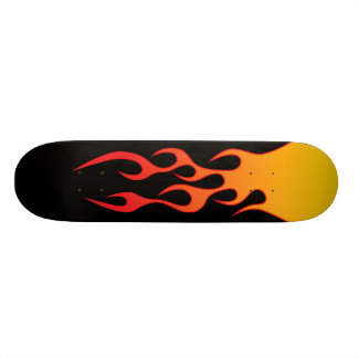 Hot rod flammar old school skateboard bräda 21,6 cm