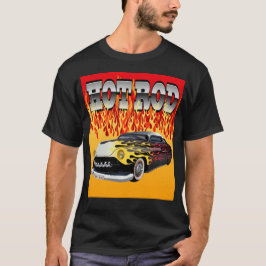 hot rod flamme brule feu voiture by hipster skulls t shirt
