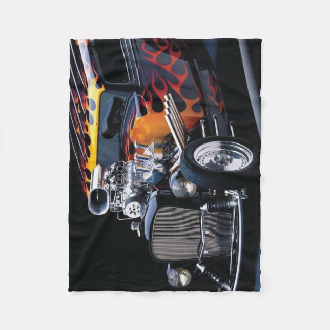 Hot rod fleecefilt (Framsidan)