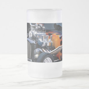 Hot rod frostat ölglas