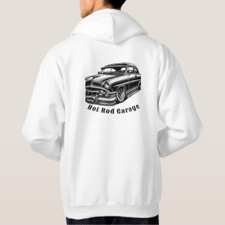Hot rod garage hoodie