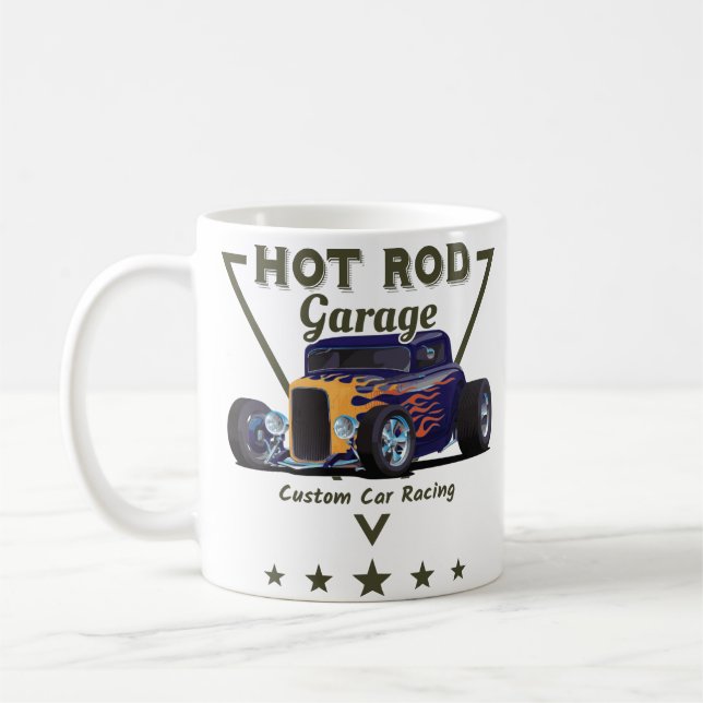 Hot Rod Garage! Kaffemugg (Vänster)