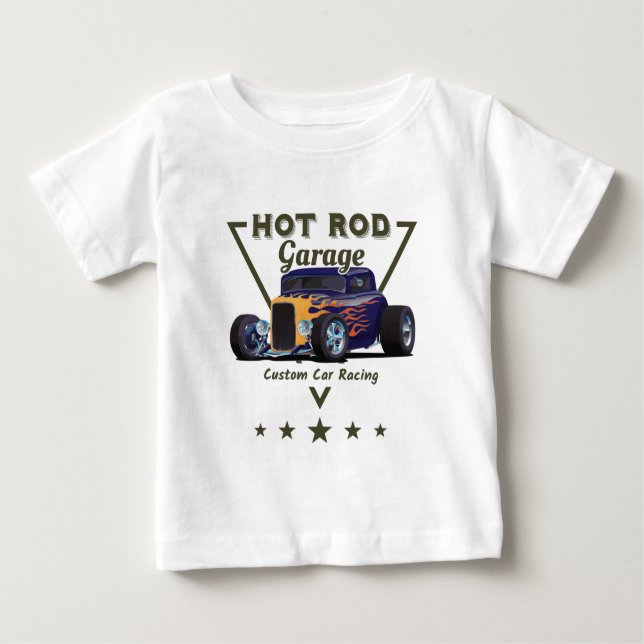 Hot Rod Garage!  T Shirt (Framsida)