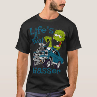 Hot rod Gasser Outlaw Drag Tävla Blown Street T Shirt