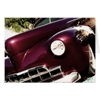 Hot rod hälsningskort