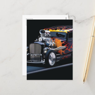 Hot rod helg vykort
