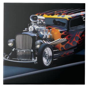 Hot rod kakelplatta
