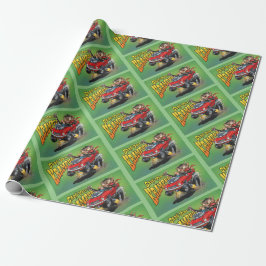 Hot rod Krampus Wrapping Papprare Presentpapper