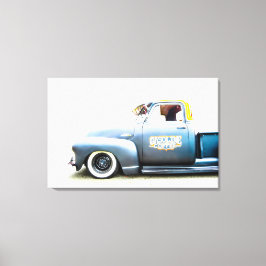 Hot rod Lastbil Canvastryck