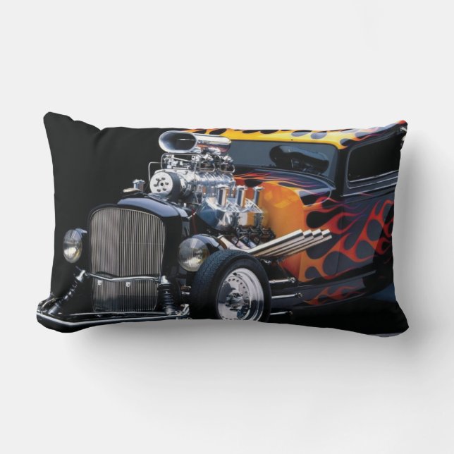 Hot rod lumbarkudde (Framsida)