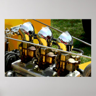 Hot rod-motor - poster