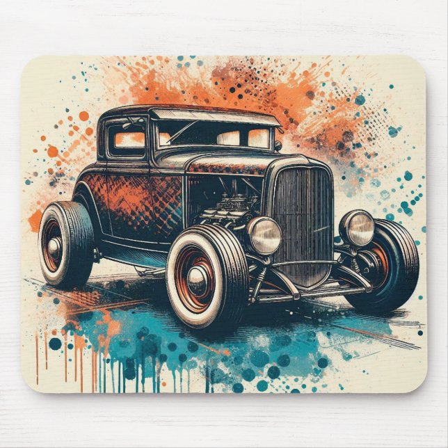 Hot rod musmatta (Framsidan)