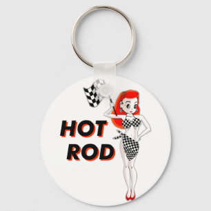 Hot rod nyckelring