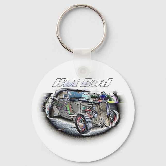Hot rod nyckelring (Framsida)
