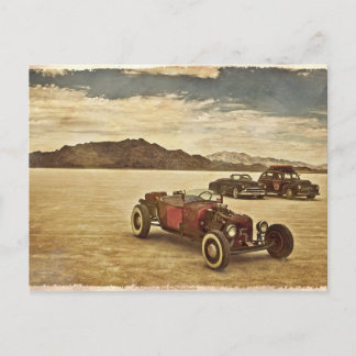 Hot rod på Bonneville-postkortet Vykort