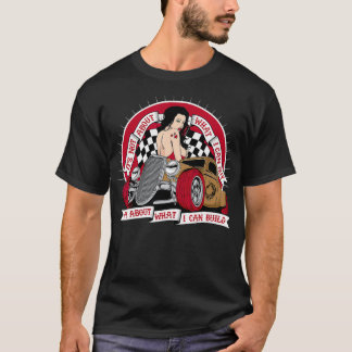 hot rod Retro 50s Rockabilly Rock N Roll Pin T Shirt