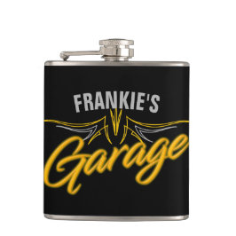 Hot rod Retro Neon Stil Biker Anpassningsbar Garag Fickplunta