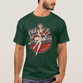 Hot Rod Retro Vintage Vintage Car Rockabilly Old S T Shirt