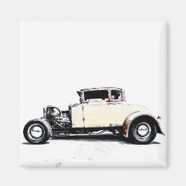 Hot rod Roadster Magnet