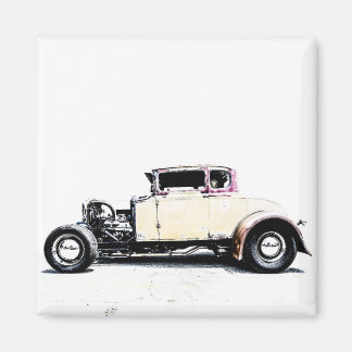 Hot rod Roadster Magnet