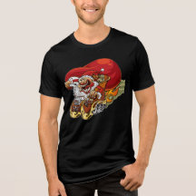 Hot rod Santa