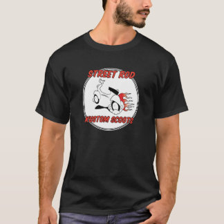 Hot rod Scooter Shirt - Mörk T-shirt