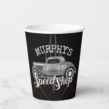 Hot rod Speed Shop CUSTOM NAME Streck Garage