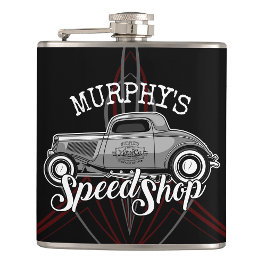 Hot rod Speed Shop CUSTOM NAME Streck Garage Fickplunta