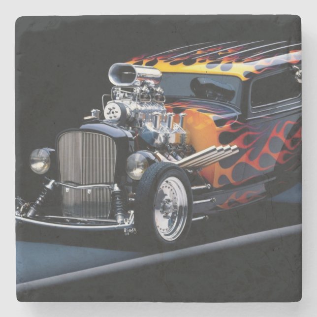 Hot rod stenunderlägg (Framsidan)
