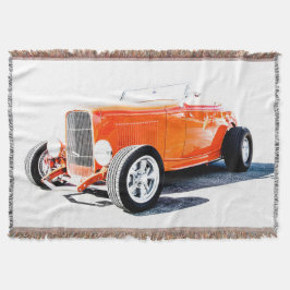 Hot rod Throw Blanket Filt