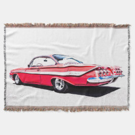 Hot rod Throw Blanket Filt