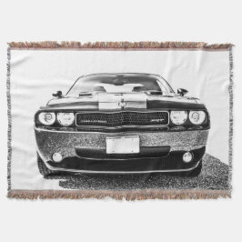 Hot rod Throw Blanket Filt