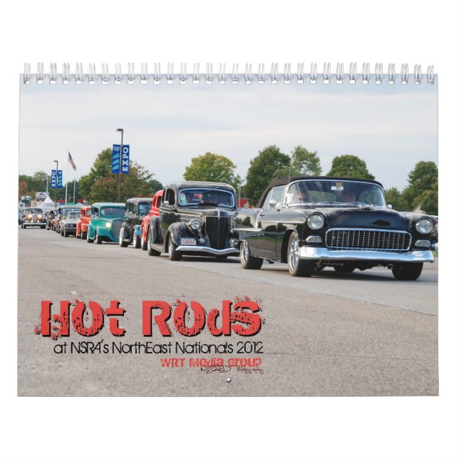 Hot rod vid NSRA:s North East National 2012 av WRT Kalender (Omslag)