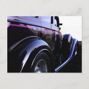 hot rod vykort