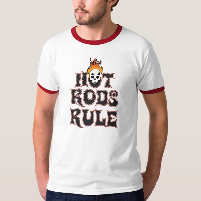 Hot rods härskar T-tröja Tee (Framsida)