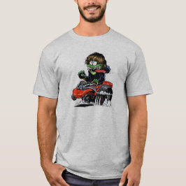 Hot rodutslagsplatsskjorta t-shirt