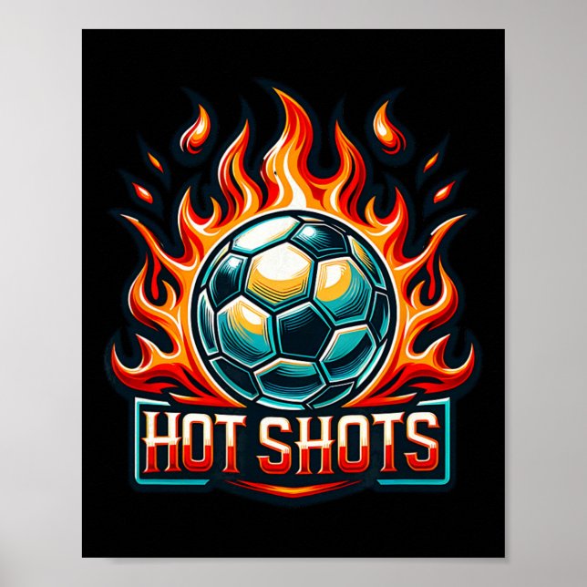 Hot Shots Soccer Team  Poster (Framsidan)