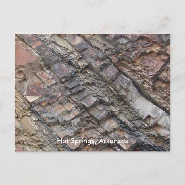 Hot Springs, AR Klipplager Central Ave vykort (Framsida)