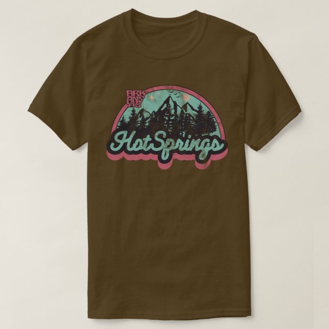 Hot Springs, Arkansas  T Shirt (Design framsida)