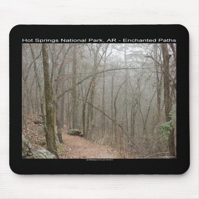 Hot Springs National Park, AR - Förtrollade stigar Musmatta (Framsidan)