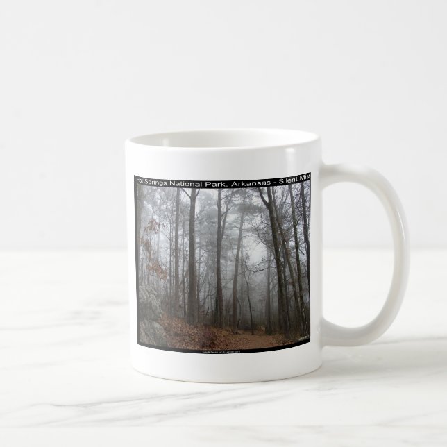 Hot Springs National Park, AR Tysta Dimma Gåvor Kaffemugg (Höger)