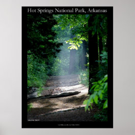 Hot Springs National Park Dead Chief Trail affisch