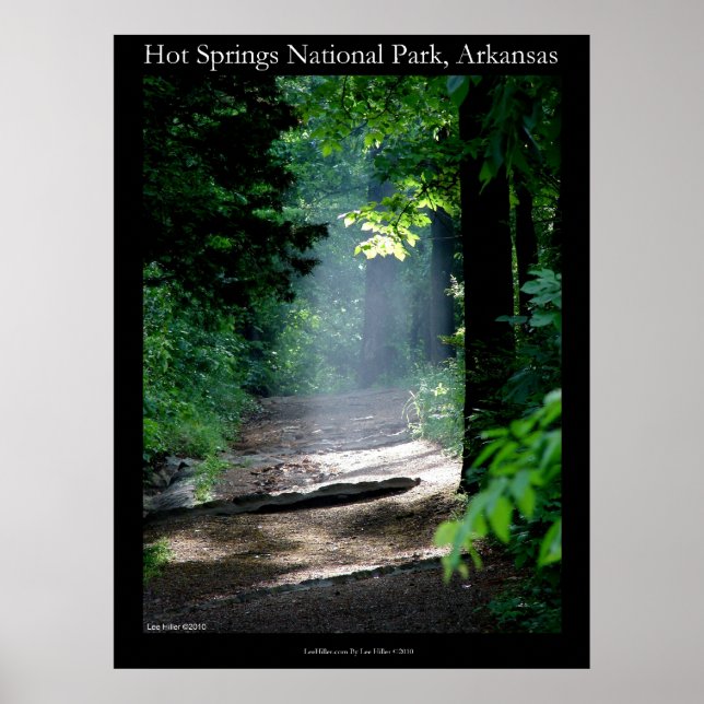 Hot Springs National Park Dead Chief Trail affisch (Framsidan)